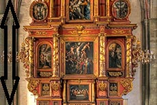 Groe Marienkirche - barocker Hochaltar