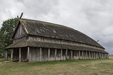 Nachbau eines Langhauses