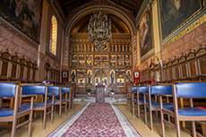 Innenraum der Griechisch-katholischen Konkathedrale St. Cyril und Methodius